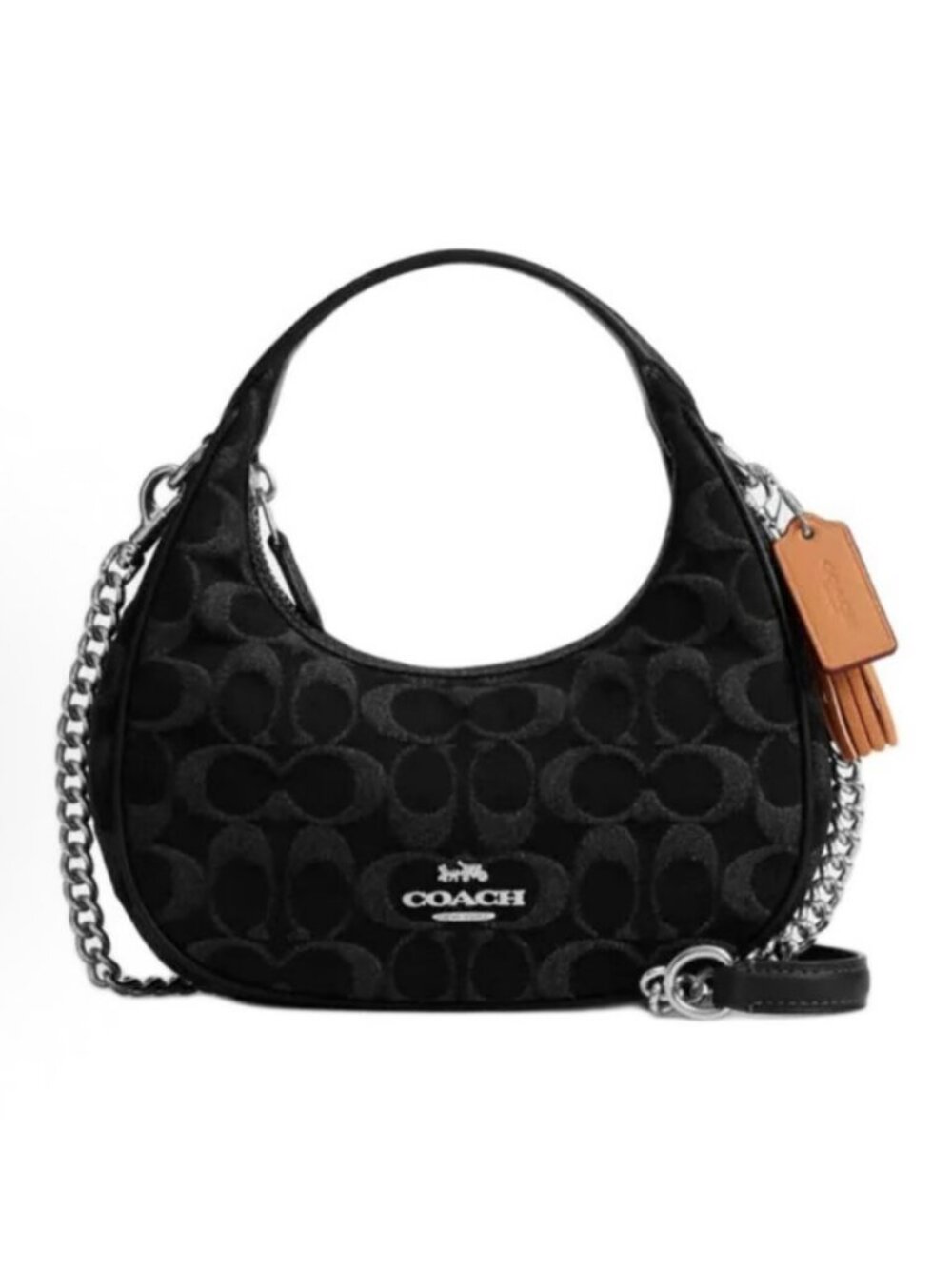 coach Carmen Mini Crossbody Bag In Signature Denim ccz47